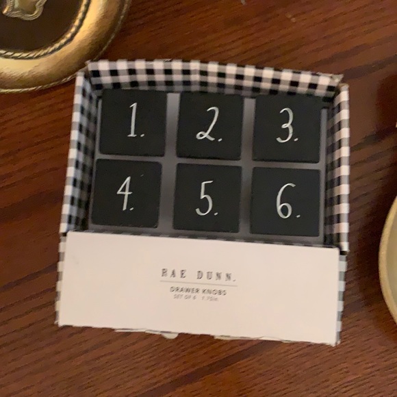 Rae Dunn number knobs - Picture 2 of 3
